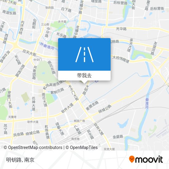 明钥路地图
