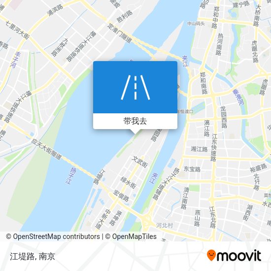 江堤路地图