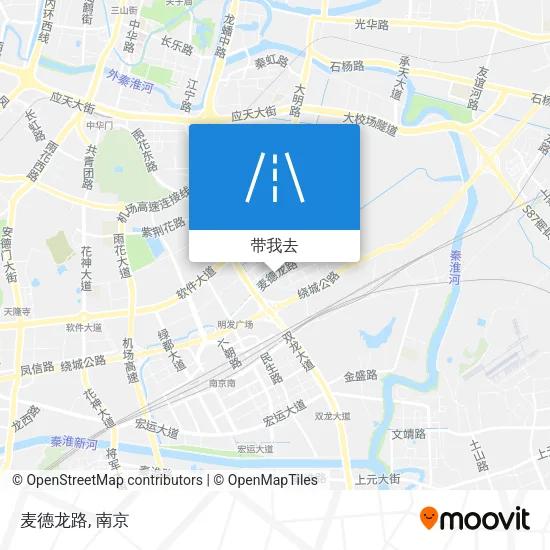 麦德龙路地图