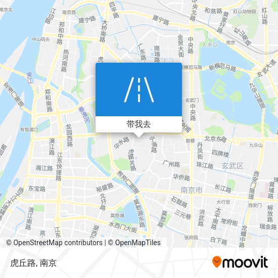 虎丘路地图