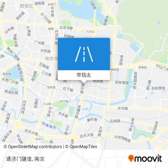 通济门隧道地图