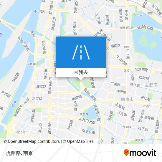 虎踞路地图