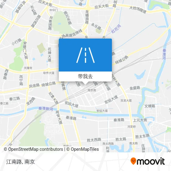 江南路地图