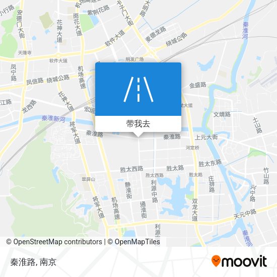 秦淮路地图