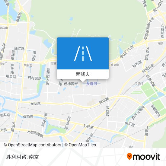胜利村路地图