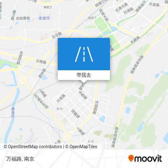 万福路地图