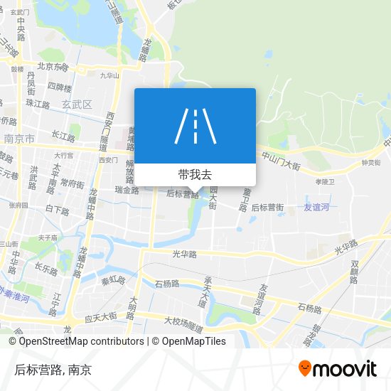 后标营路地图