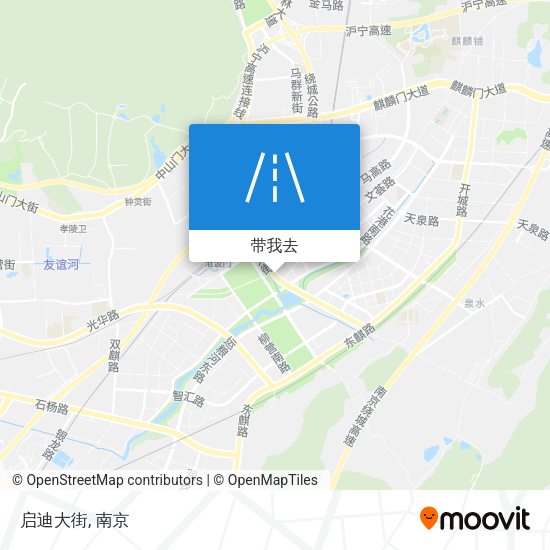 启迪大街地图