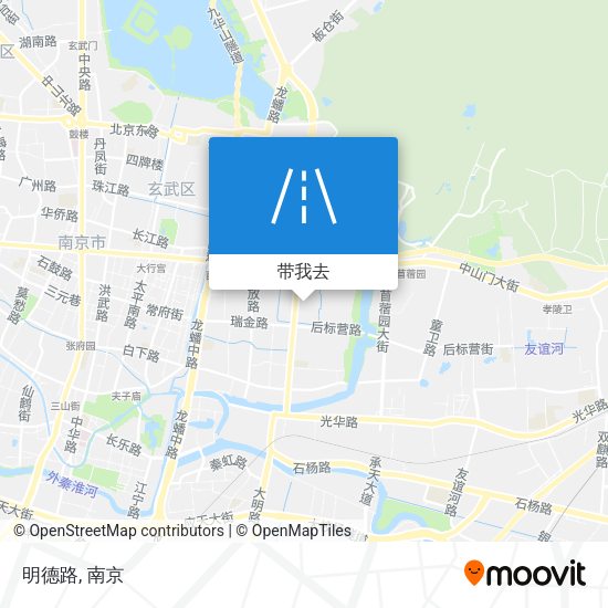 明德路地图