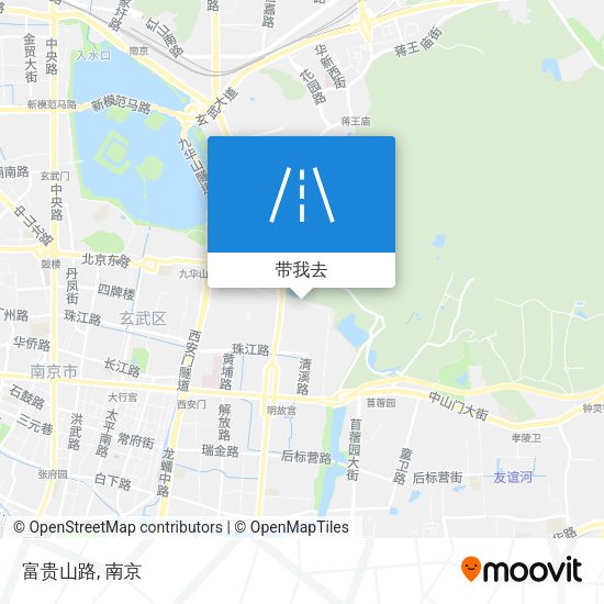 富贵山路地图