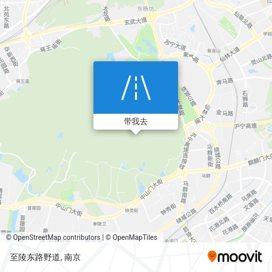至陵东路野道地图