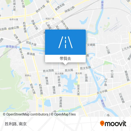 胜利路地图