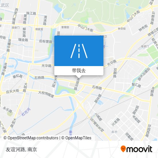 友谊河路地图