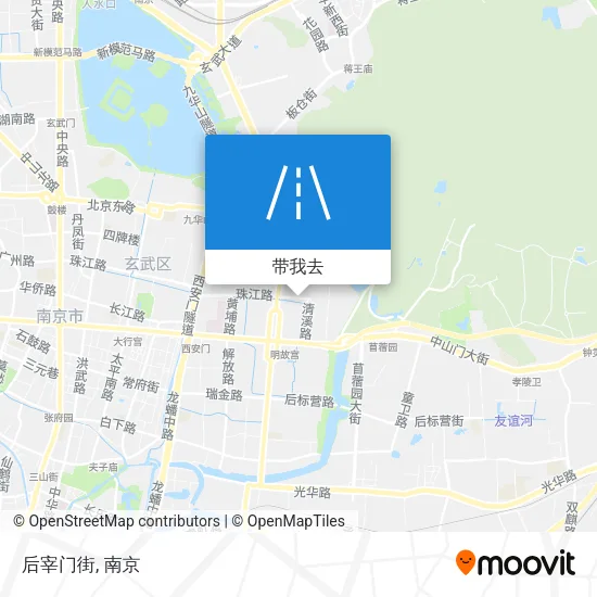 后宰门街地图