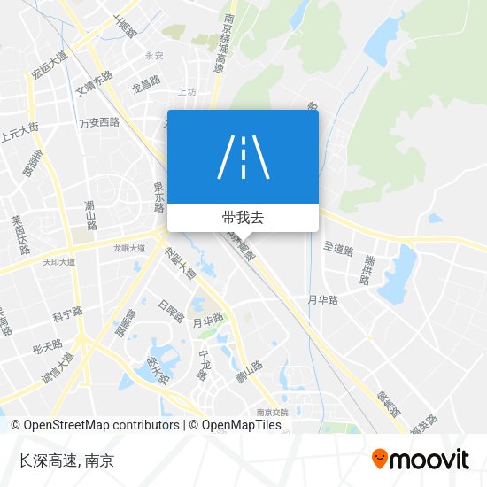 长深高速地图