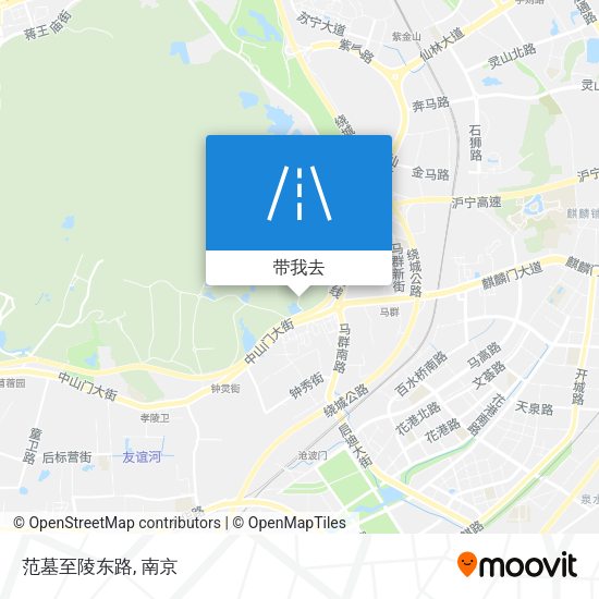 范墓至陵东路地图