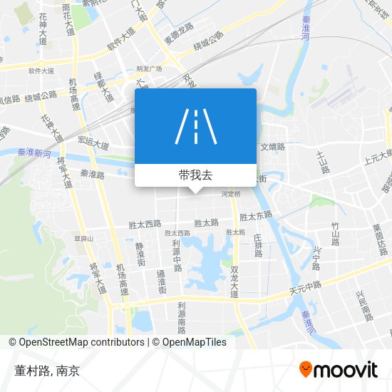 董村路地图