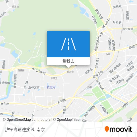 沪宁高速连接线地图