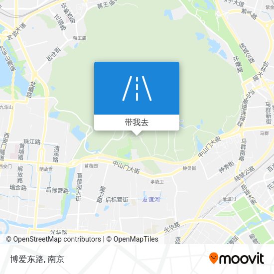 博爱东路地图