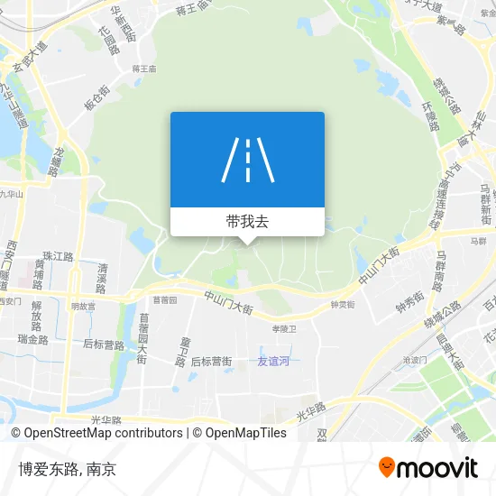 博爱东路地图