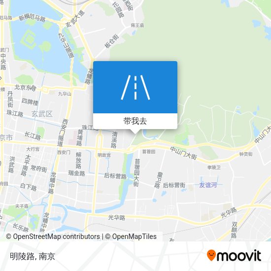 明陵路地图