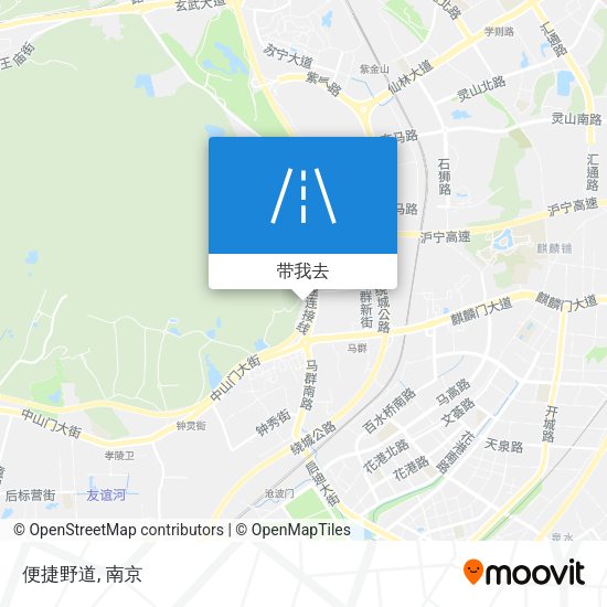 便捷野道地图