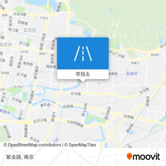 紫金路地图