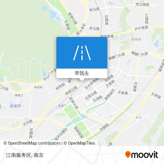 江南服务区地图