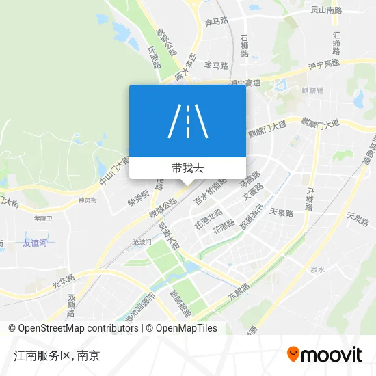 江南服务区地图