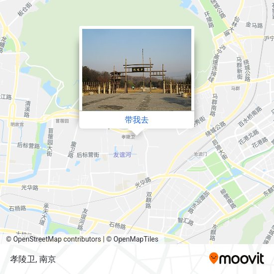 孝陵卫地图