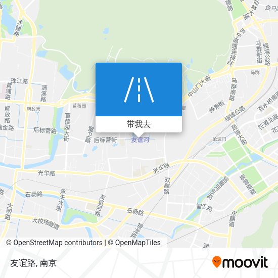 友谊路地图