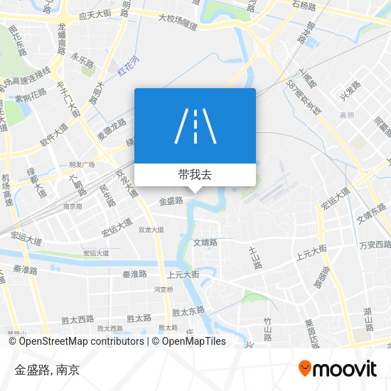 金盛路地图