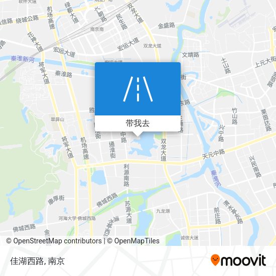 佳湖西路地图