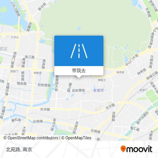 北苑路地图