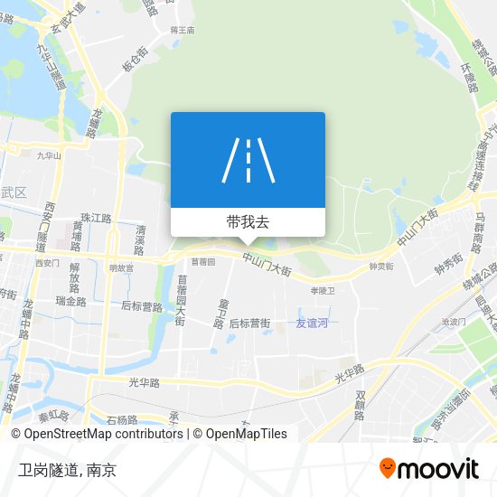 卫岗隧道地图