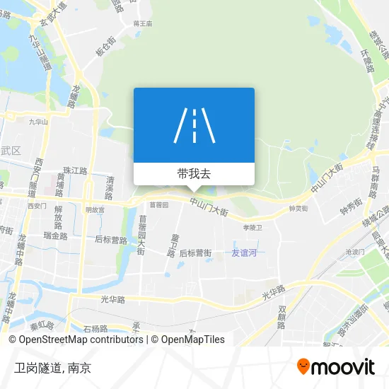 卫岗隧道地图