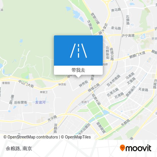 余粮路地图