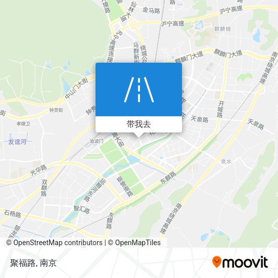 聚福路地图