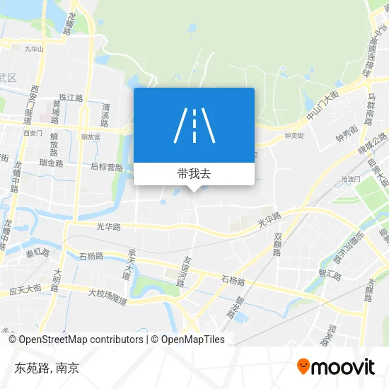 东苑路地图