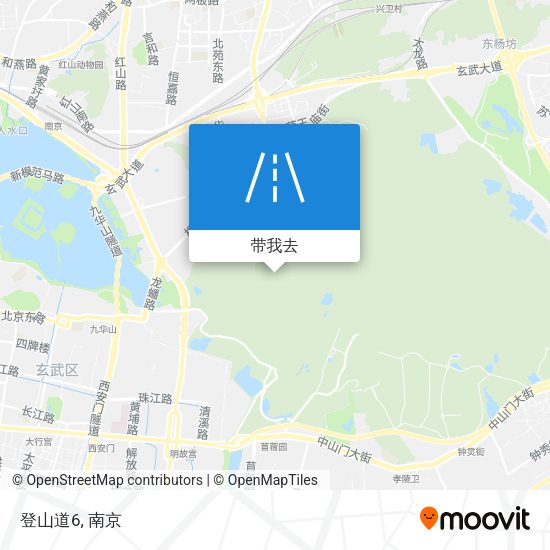 登山道6地图