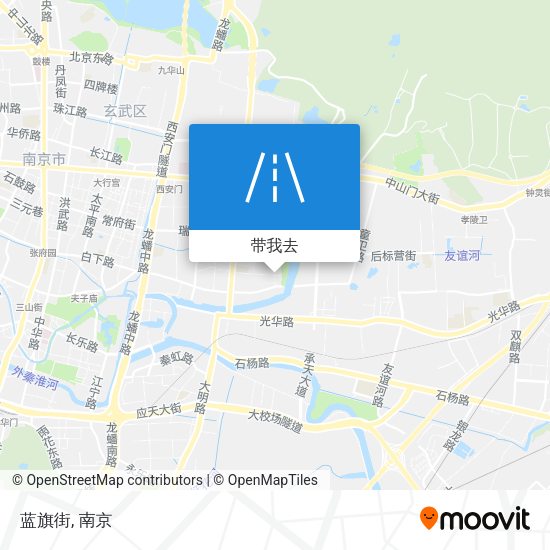 蓝旗街地图