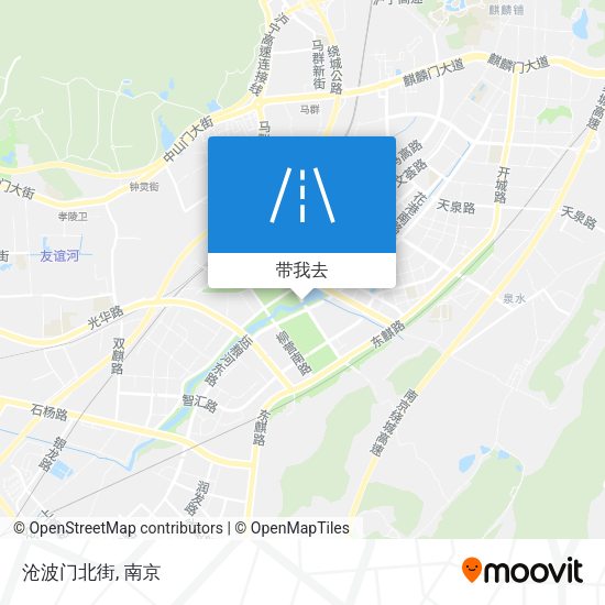 沧波门北街地图