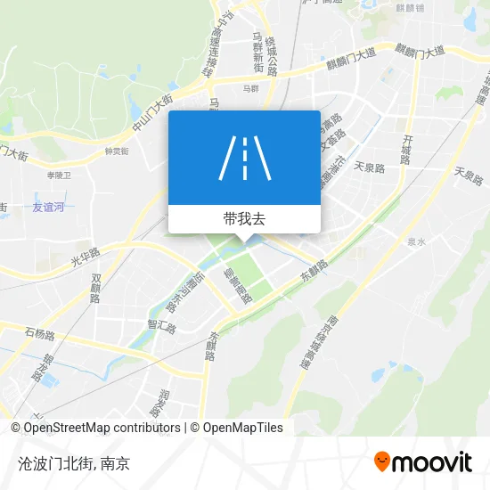 沧波门北街地图