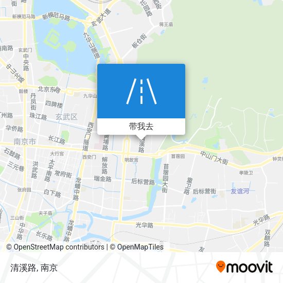 清溪路地图