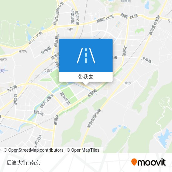 启迪大街地图