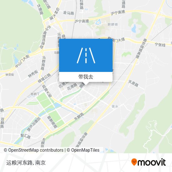 运粮河东路地图