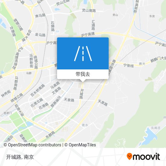 开城路地图