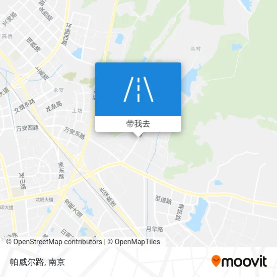 帕威尔路地图