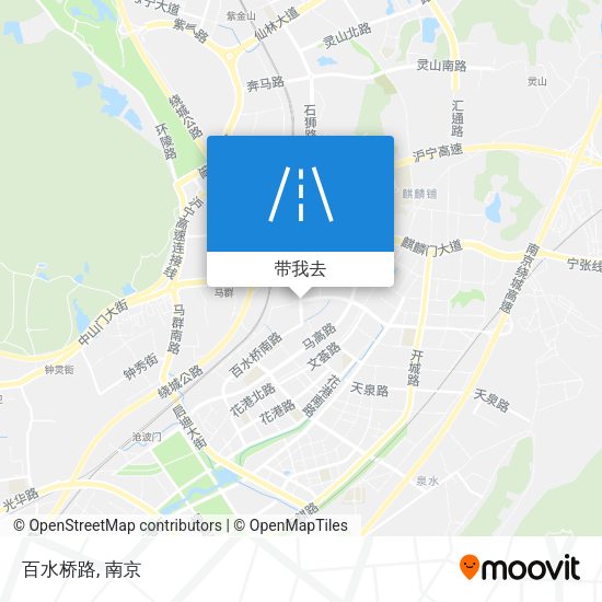 百水桥路地图