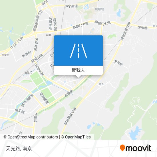 天光路地图